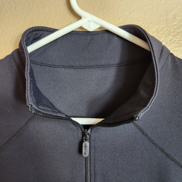 Alphalete Womens |M| Pulse Black Cropped LS Mock Neck Jacket - Picture 7 of 12